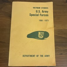 Army Special Forces Vietnam Studies 1961-1971 Francis Kelly 1973 Dept Army Book picture
