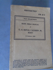 War Department FM 23-6 US Rifle, Caliber .30 M 1917 picture