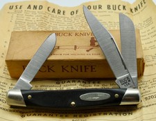 Scarce 1966-1968 Early BUCK MADE IN USA 303 CADET Stock Knife Made by Schrade picture
