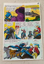 RAWHIDE KID #50 art original color guide 1966 RAWHIDE ATTACKS KID COLT NIGHTWIND picture