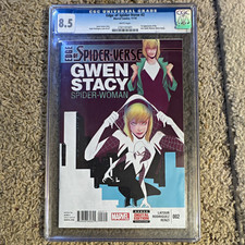 Edge of Spider-Verse #2 (2014) CGC 8.5 Key Issue Gwen Stacy Spider-Woman CGC 8.5 picture