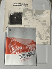 1987 ATARI  XYBOTS OPERATORS MANUAL PACKAGE picture