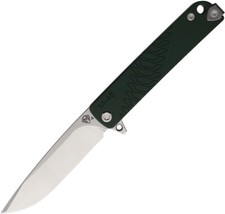 Medford M-48 Green Aluminum & Gray Titanium Folding S45VN Knife 2124TQ42TM picture