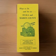Ocala Marion County Florida Vintage Travel Brochure Booklet Guide picture