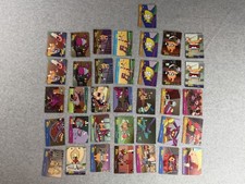 Aaahh Real Monsters Nickelodeon 1995 Fleer Trading Cards Lot Of 36 picture
