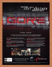 2002 Gore Ultimate Soldier PC Original Advertisement / Retro Promo v1 picture