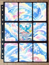 Pokémon Articuno 132/128 Extended Art Binder Insert | 3x3 9-Pocket picture