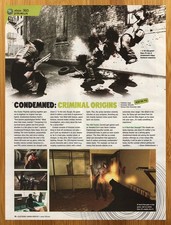 2005 Condemned Criminal Origins Xbox 360 PREVIEW Print Ad/Poster Promo Art 00s picture