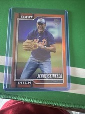 2026 Topps Jerry Seinfeld First Pitch Gold Foil #/25 Mets picture
