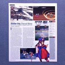 2005 Atelier Iris Eternal Mana Game Review Vintage Magazine Article Print Page picture