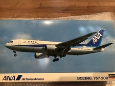 Hasegawa 1/200 ANA Boeing 767-200 Model Kit Airliner Plastic Scale Vintage picture