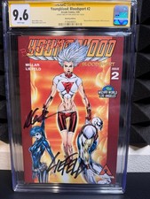 CGC 9.6 SIGNED by LIEFELD YOUNGBLOOD Bloodsport #2 Bootleg LA WIZARD WORLD 2005 picture