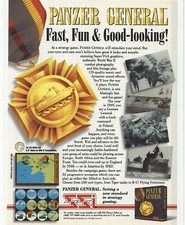 Panzer General Print Ad/Poster Art PC Big Box  picture
