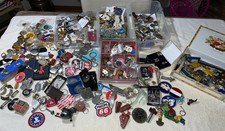 Massive 15# Lot  Of Pins & Other items Loaded picture
