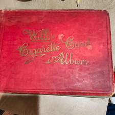 Vintage 1912 Wills's Cigarette Card Album - 100% COMPLETE (200 Cards) picture