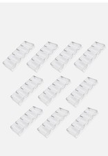 100-Piece Acrylic Poker Chip Rack. 100ct Casino Poker Chip Tray/Holder(10-Pack) picture