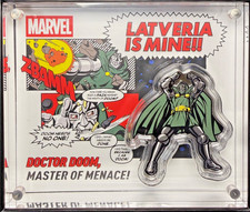 Agoro Dr Doom 1/2 Oz .999 Silver Coin  LE/900 Marvel SDCC 2026 SOLD OUT picture
