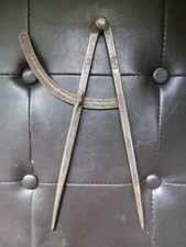 ​Rare Peter Stubs Antique Wing Compass Dividers 10.5