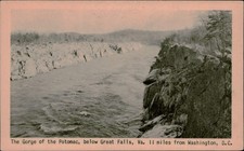 Postcard: The Gorge of the Potomac, below Great Falls, Va. Il miles fr picture