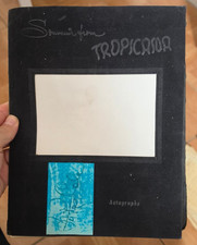 1956-58 NAT KING COLE AUTOGRAPH HAND SIGNED BOOKLET TROPICANA NIGHT CLUB CUBA picture