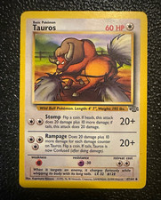 Wizards 1999 Pokémon Jungle Tauros #47/64 Unlimited English Trading Card picture