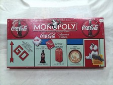 Vintage 1999 NOS Coca Cola Monopoly Game Collector's Edition Sealed picture