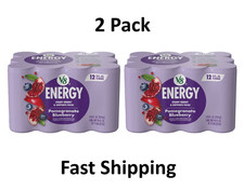 V8 Energy Pomegranate Blueberry Energy Drink, 8 fl oz, 12 Cans, 2 Pack picture