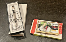 Dilbert Pen & Business Card Holder NOS In Box Desk Set Scott Adams picture
