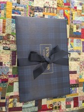 Pendleton 5th Ave Oxford Grey Fringed Wool Throw Blanket NIB picture