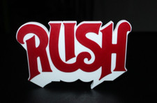 Rush 3D printed Logo Sign Wall Desk Shelf Art picture