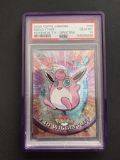 Topps 2000 Topps Chrome Pokémon TV Wigglytuff #40 Spectra PSA 10 picture