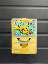 Pokémon - Pikachu 029/128 (07/30) - 30th Anniversary - Pack Fresh NM  picture