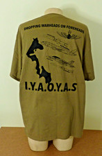 NAVAL AIR STATION WHIDBEY ISLAND AVIATION ORDNANCE “IYAOYAS” T-SHIRT LARGE picture