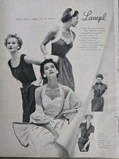 1953 Womens Lampl Summer dresses Vintage Fashion ad  picture
