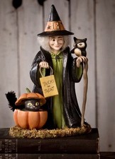 Bethany Lowe Halloween TRICK OR TREAT CALLIE WITCH #TD3151 NEW picture