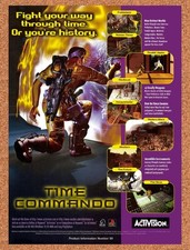1996 Time Commando PC Original Advertisement / Retro Promo v2 picture