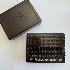 Vintage S.S. White Dental Mfg. Co. -144 Drill Bur/Bit Storage Case with 162 Burs picture