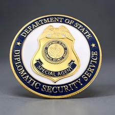 DEPARTMENT OF STATE-US Diplomatic Security Service Challenge Coin ·PERFECT GIFT· picture