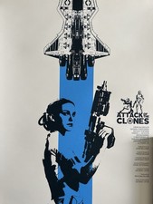 Attack of the Clones 11” X 17” Minimalist Art Print STAR WARS Padme Amidala New picture