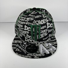 Vintage Ken Block #43 Monster Energy DC Shoes Subaru Rally Team Hat Fitted 7 1/2 picture