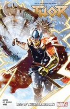 THOR VOL. 1: GOD OF THUNDER REBORN - Paperback, by Aaron Jason - Very Good picture