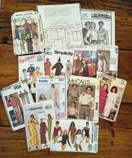 13 Vintage Sewing Patterns McCall's Simplicity Butterick Burda Costume Clothing picture