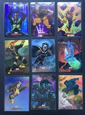 2007 MARVEL MASTERPIECES COMPLETE 9 CARD FOIL PARALLEL  X- MEN CHASE SET picture