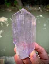 178-gram Natural V Shaped Terminated Pink Kunzite Transparent Crystal From Afgh picture