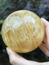 Golden Healer Large Quartz Ball 654g 24 77mm picture