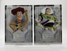 2023 Topps Chrome DISNEY 100 Toy Story - #83 WOODY / #61 BUZZ LIGHTYEAR picture