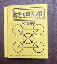 Zatch Bell  2005 Spell Book Card case Yellow Mahon Golden Gash With 11 Cards picture