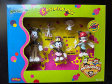 JustToys Bend-Ems Animaniacs Bendable Poseable 5-Figure Set Pinky Brain Dot picture