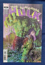 THE IMMORTAL HULK Vol #1  **Signed by Lou Ferrigno 2018 COA Trade Dress NM Ewing picture