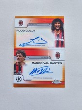 Topps Chrome UEFA 2024/25 - Milan Gullit / Van Basten - Dual AUTO 25/25 picture